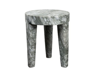 TRIBUTE - Marble stool / coffee table by Kelly Wearstler - view 2